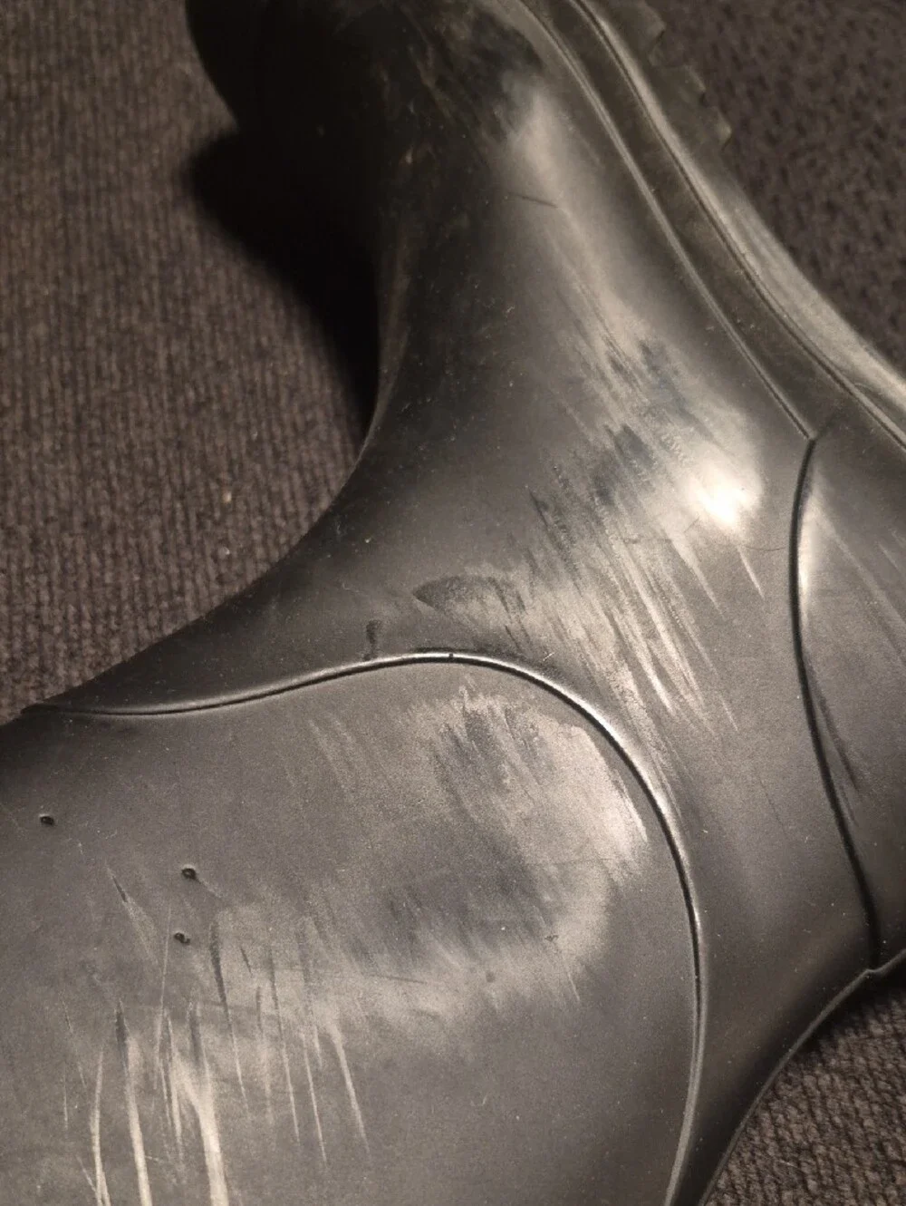 UGG Men's Black Tall Rubber Rain Boots